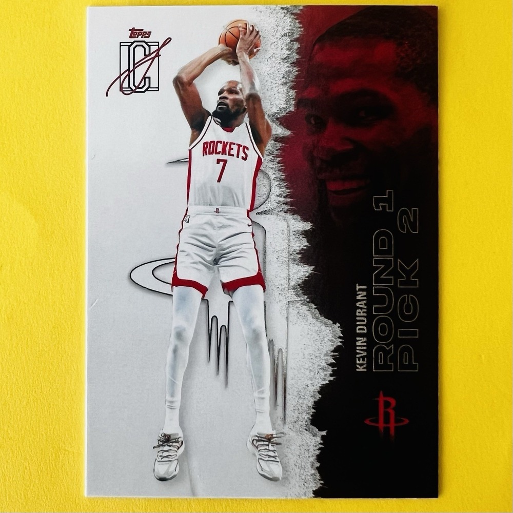 2025-26 Topps Signature Class Round 1 Pick 2 Kevin Durant #57 Rockets
